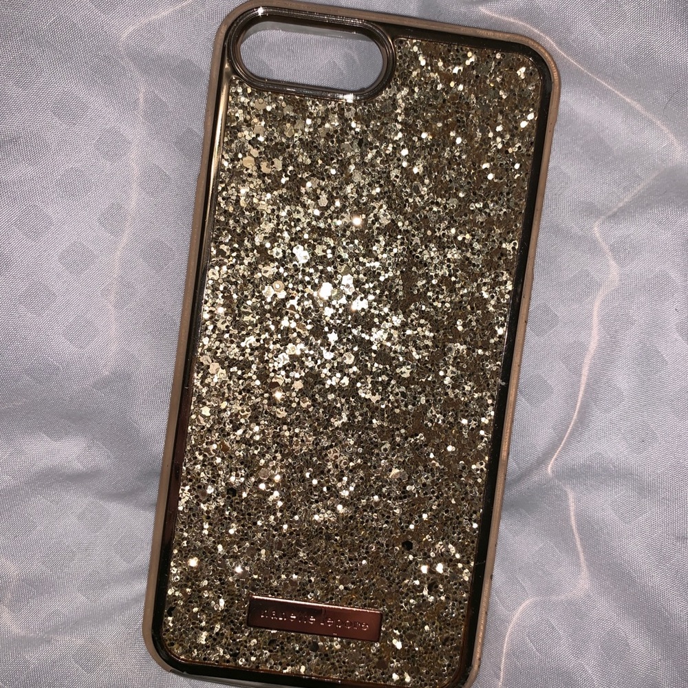 Sparkly Gold iPhone 8 Plus, 2 Piece snap case